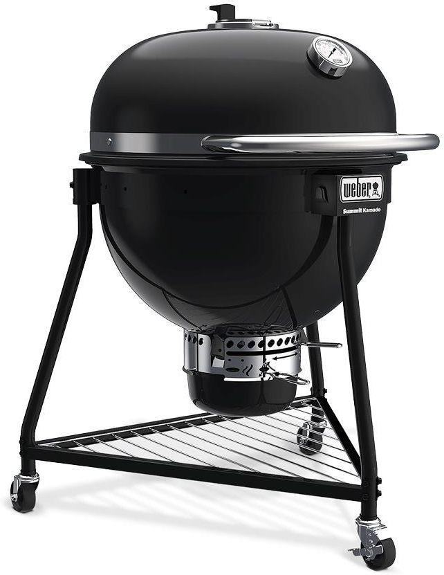 фото Угольный мобильный гриль Weber Summit Kamado E6 / Black (18201004)