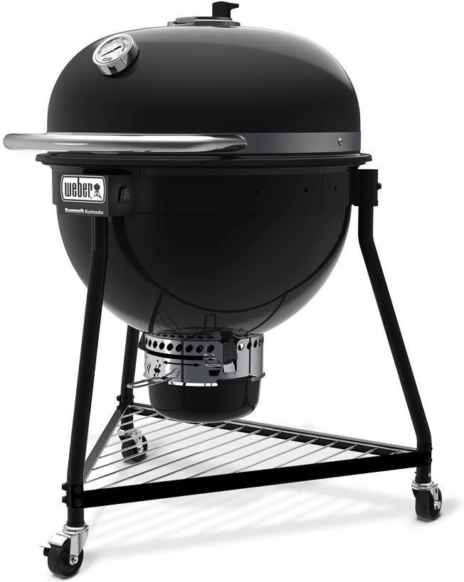 фото Угольный мобильный гриль Weber Summit Kamado E6 / Black (18201004)