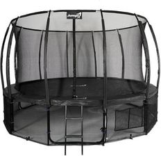 Zdjęcie Trampolina Ogrodowa 435Cm/14Ft Czarna Maxy Comfort Plus Z Wewnętrzną Siatką - Kraków