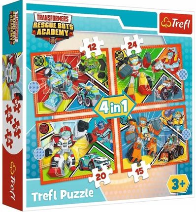 Trefl Puzzle 4W1 Czas na transformację 34352