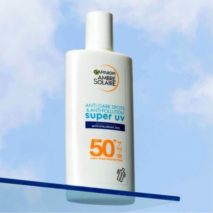 Garnier Ambre Solaire Sensitive expert + Face UV Protection Fluid SPF50  Emulsja Do Opalania 40 ml - Opinie i ceny na | Sonnencremes