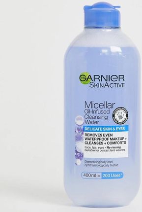 Garnier Woda Micelarna Z Olejkiem Do Czyszczenia Delikatnej Skóry I Okolic Oczu 400Ml