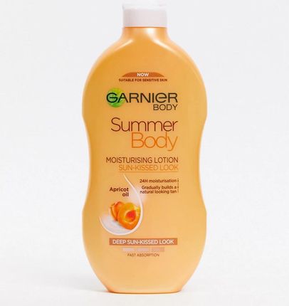 Garnier Summer Body Nawilżający stopniowo brązujący balsam Ciemny 400 ml