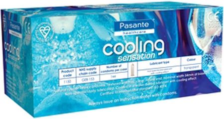 Prezerwatywy Pasante Cooling Sensation 144szt