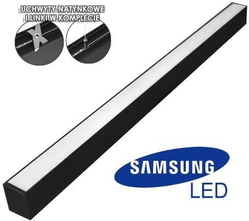 Linia Świetlna 1 2M Czarna 40W 4000K Led Samsung (13015) - zdjęcie 2 Linia Świetlna 1 2M Czarna 40W 4000K Led Samsung (13015)