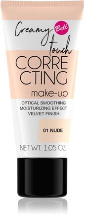 Bell Creamy Touch Correcting Make-Up Podkład 01 Nude Korygujący Niedoskonałości Cery 30 g