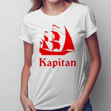 Kapitan - damska koszulka na prezent