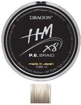 Dragon Plecionka Hm8X P.E.Braid 0.08Mm 6.80Kg 135M Jasnoszara Pdf-40-00-008 (210132)