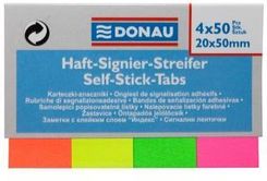 Zdjęcie Donau Zakładki Indeksujące 20X50 Papierowe 4 Kolory - Ujazd