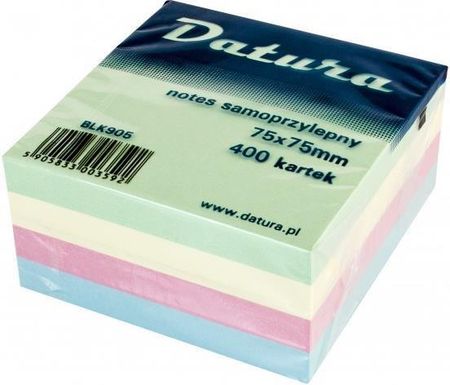 Datura Notes Samoprzylepny 76X76 400K Mix Kolor Pastel