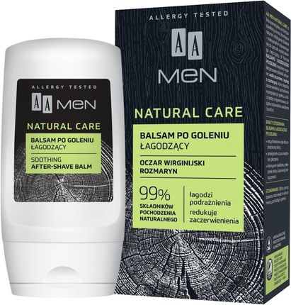 AA Men Natural Care balsam po goleniu łagodzący 100 ml