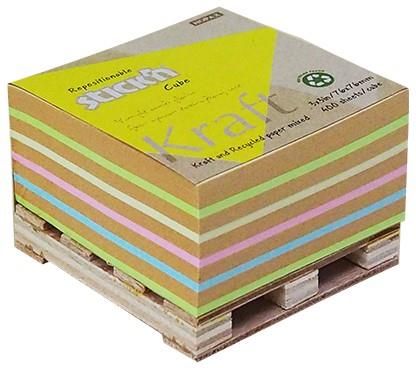 Stick'N Karteczki Samoprzylepne 76X76/400 5 Kolorów Eco