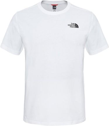Koszulka The North Face M Simple Dome Tee męska Kolor Biały, Rozmiar S