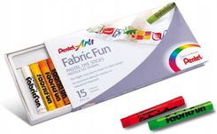 Zdjęcie Pentel Kredki Pastele Do Tkanin 15 Kolorów - Pabianice