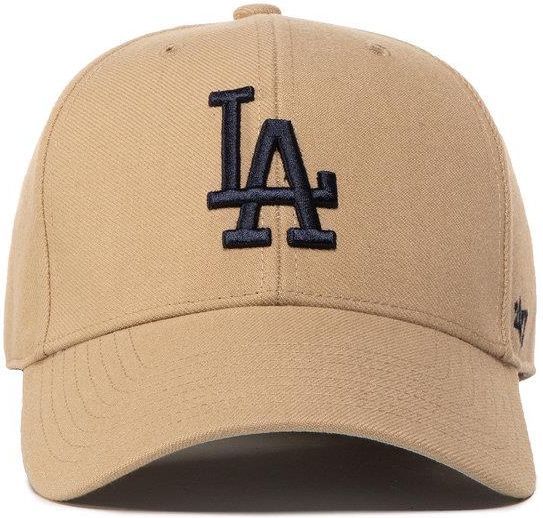 47 Brand Los Angeles Dodgers Cap B-MVP12WBV-BN, Unisex, czapki z daszkiem,  Beige/Blue