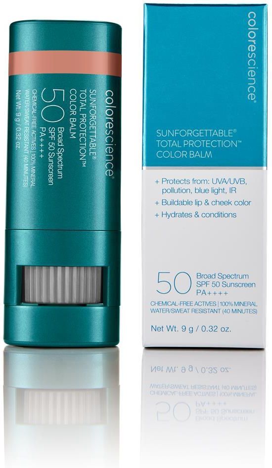 Zdjęcie Colorescience Sunforgettable Total Protection Color Balm Balsam do ust oraz policzków SPF50 kolor Blush 9 g - Bisztynek