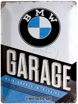 Nostalgic-Art Tablica plakat 30x40 BMW Garage