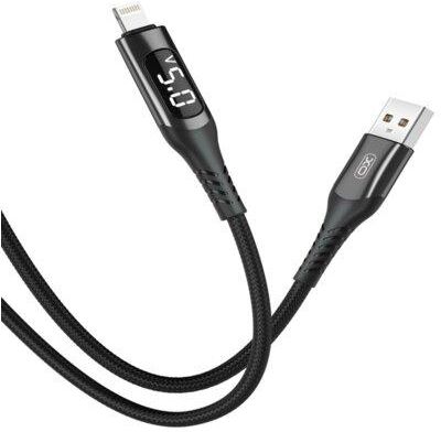 Xo Kabel USB - Lightning 1m Czarny (GSM105521)