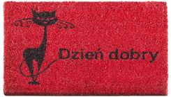 Zdjęcie Wycieraczka Red Cat Dzień Dobry 0,70x0,40m - Barwice