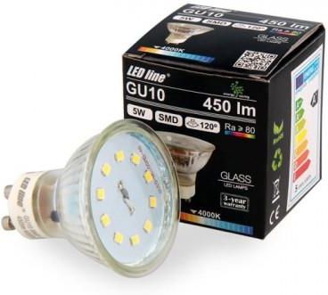 Led Line Ledline Gu10 5W 230V 120° 4000K Biała Dzienna (241970)