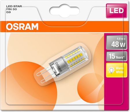 Osram Led G9 Kapsułka 4 8W = 48W 600Lm Star 2700K 320° (4058075271821)