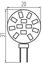 Kanlux Led 12 G4 4000K (18503) - zdjęcie 1 Kanlux Led 12 G4 4000K (18503)