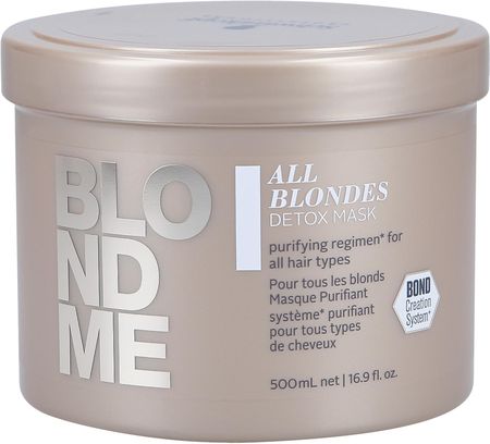 Schwarzkopf BlondMe All Blondes maska detox do włosów i skóry głowy 500ml