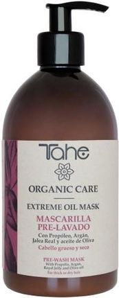 TAHE ORGANIC CARE EXTREME OIL MASK Maska przed myciem do włosów grubych i suchych 500 ml