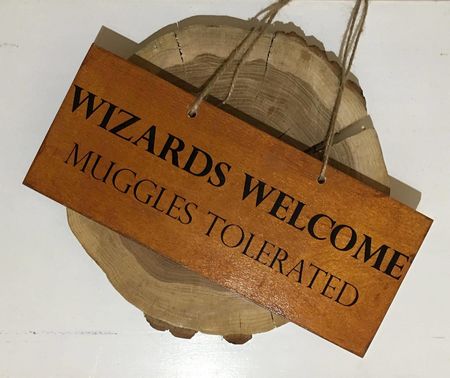Wizards Welcome Dekoracyjna Deska Z Napisami