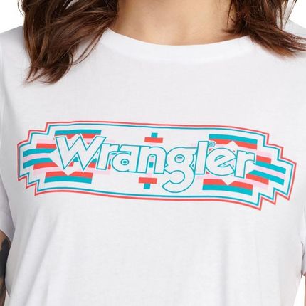 WRANGLER SS GRAPHIC TEE WHITE W7Z4EV989 - zdjęcie 2