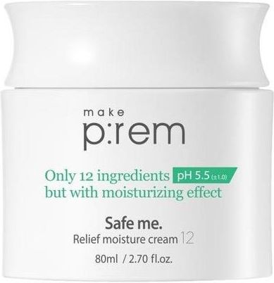 Krem Make P:Rem Safe Me Relief Moisture Cream Hipoalergiczny nawilżający na dzień i noc 80ml