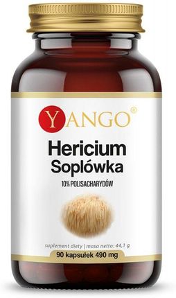 Yango Hericium Soplówka ekstrakt 10% polisacharydów 90 kaps.