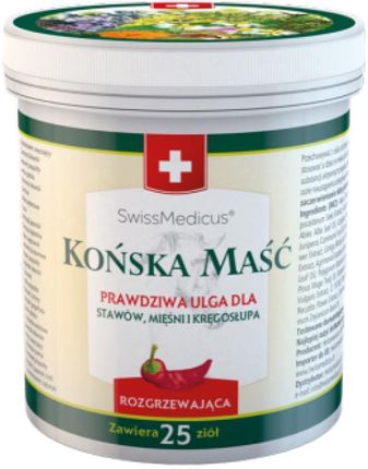 Swissmedicus Końska maść rozgrzewająca szwajcarska 500 ml