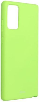 Roar Futerał Colorful Jelly Case do Samsung Galaxy Note 20 Limonka