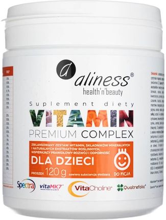 Aliness Premium Vitamin Complex dla dzieci proszek 120g