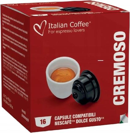 Nescafe Dolce Gusto Kapsułki Coffee Włoskie Cremoso x 16