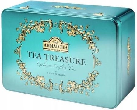 Big-Active Zestaw herbat w puszce Ahmad Tea London Treasure 60 torebek