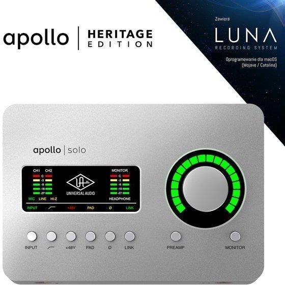 Universal Audio Apollo Soloアポロソロ Amazon.co.jp: ユニバーサルオーディオ アポロソロUSBヘリテージ