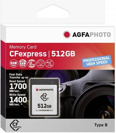 AgfaPhoto CFexpress 512GB Professional High Speed CA