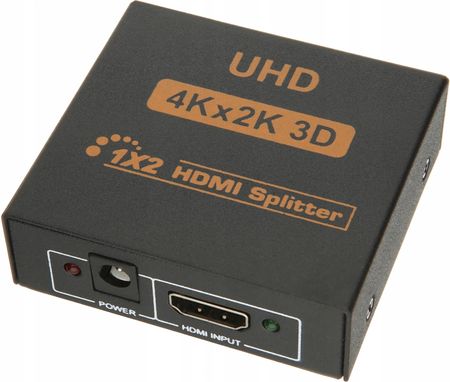PAWONIK SPLITTER HDMI 1X2 ROZDZIELACZ 4K*2K ULTRA HD 4K