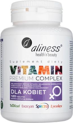 Aliness Vitamin Premium Complex dla kobiet 120 tabl