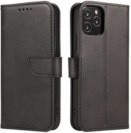 Hurtel Magnet Case elegancki pokrowiec z klapką i funkcją podstawki Samsung Galaxy S21 5G czarny