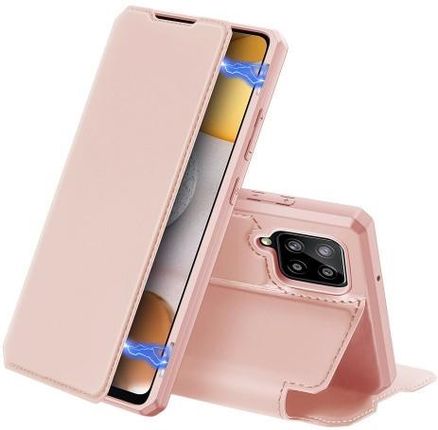 Dux Ducis Skin X kabura etui pokrowiec z klapką Samsung Galaxy A42 5G różowy