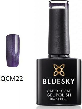 Bluesky QCM 22 lakier hybrydowy 10 ml kocie oko cat eye