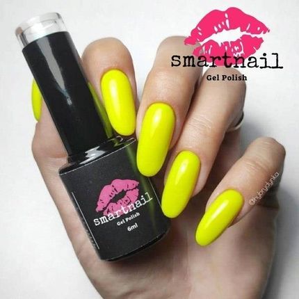 Smartnail 124 Lakier hybrydowy Neon Yellow 6ml
