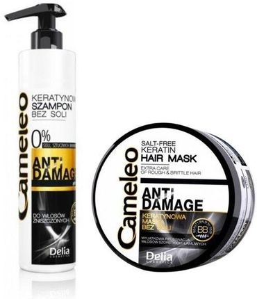 Delia CAMELEO Zestaw ANTI DAMAGE 2w1 szampon, maska