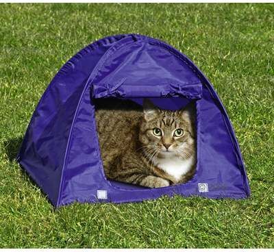 Karlie Kitty Camp Namiot dla kota - Dł. x szer. x wys.: 43,5 x 43,5 x 40 cm