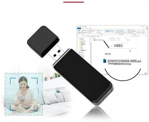 Luxury Goods Kamera Szpiegowska Uc-60 Pendrive Usb Do 128Gb Z Funkcją Dyktafonu - zdjęcie 8 Luxury Goods Kamera Szpiegowska Uc-60 Pendrive Usb Do 128Gb Z Funkcją Dyktafonu