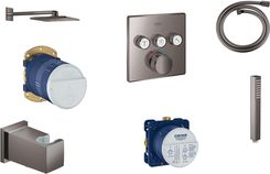 Zestaw prysznicowy Grohe Grohtherm Smartcontrol 7w1 Hard Graphite ...