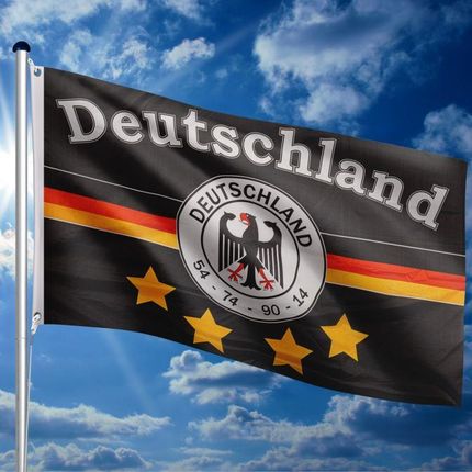 Maszt Flagowy Z Flagą Drużyny Niemieckiej 650cm